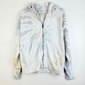 Abercrombie & Fitch Soft A&F Collection Tie Dye Zip Hoodie Sweatshirt Small